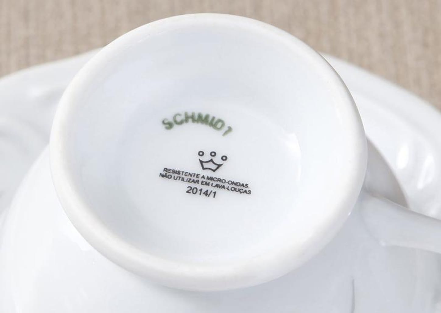 Jogo de Xícaras para Chá Porcelana 12 Peças - Schmidt Express 114