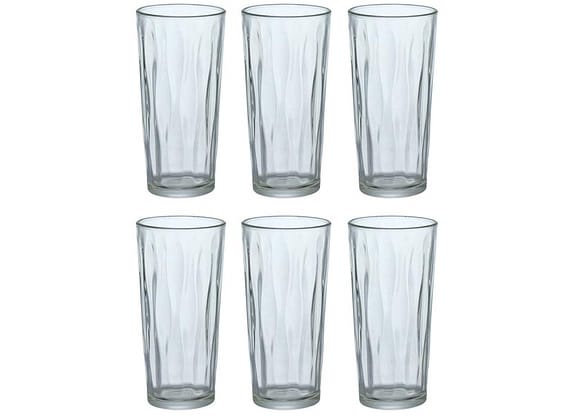 Jogo de Copos de Vidro 265ml 6 Peças Hauskraft Pésaro
