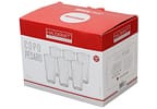 Jogo de Copos de Vidro 265ml 6 Peças Hauskraft Pésaro