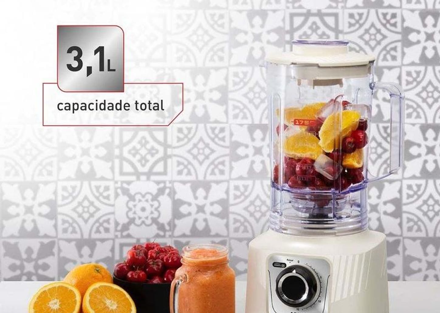 Liquidificador Arno Power Max 2200 LN64 2200W 3,1L Marfim 2720018833