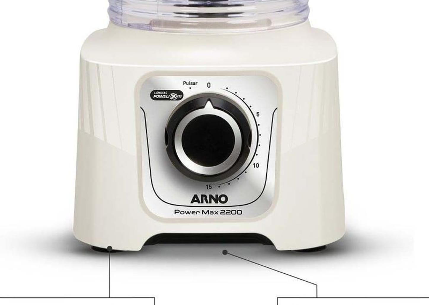 Liquidificador Arno Power Max 2200 LN64 2200W 3,1L Marfim 2720018833