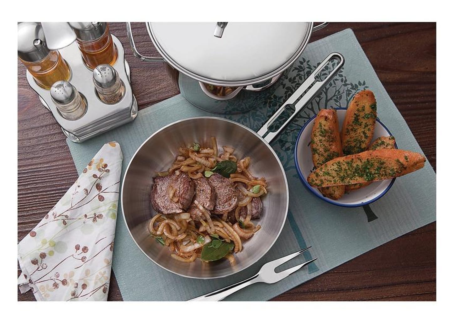 Jogo de Panelas Tramontina Inox 10 Peças Allegra