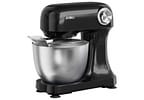 Batedeira Planetária Arno Inox e Preta 500W 12 Velocidades Tigela Inox 3,5L Bake Easy KM10 com 3 Batedores