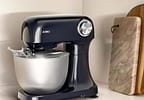 Batedeira Planetária Arno Inox e Preta 500W 12 Velocidades Tigela Inox 3,5L Bake Easy KM10 com 3 Batedores