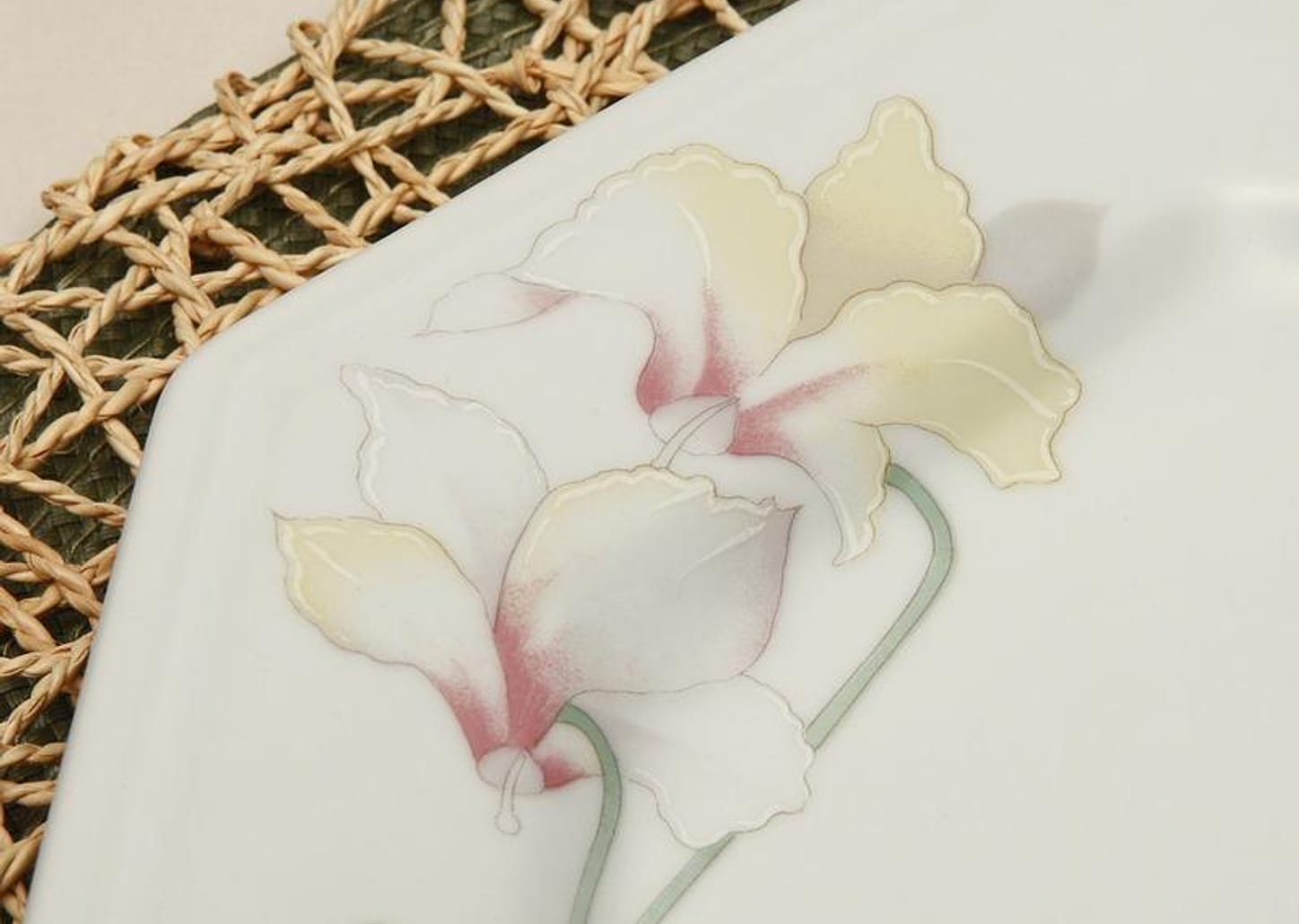 Aparelho de Jantar Chá 30 Peças Schmidt Porcelana - Octogonal Classic Encanto