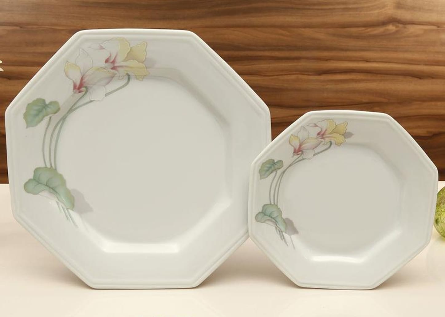 Aparelho de Jantar Chá 30 Peças Schmidt Porcelana - Octogonal Classic Encanto