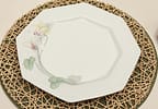 Aparelho de Jantar Chá 30 Peças Schmidt Porcelana - Octogonal Classic Encanto