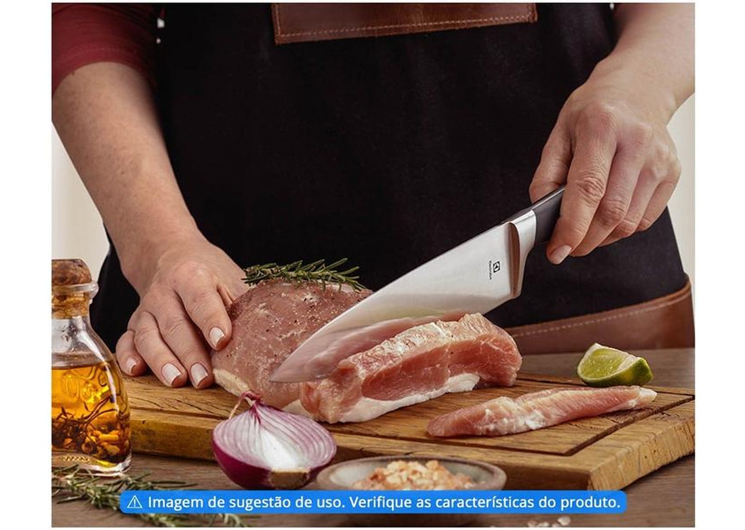 Jogo de Facas Electrolux Inox A21194501 8 Peças