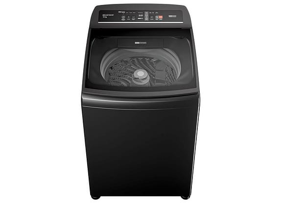 Lavadora de Roupas Brastemp 16kg Cesto Inox 12 Programas de Lavagem Cinza BWT16A9