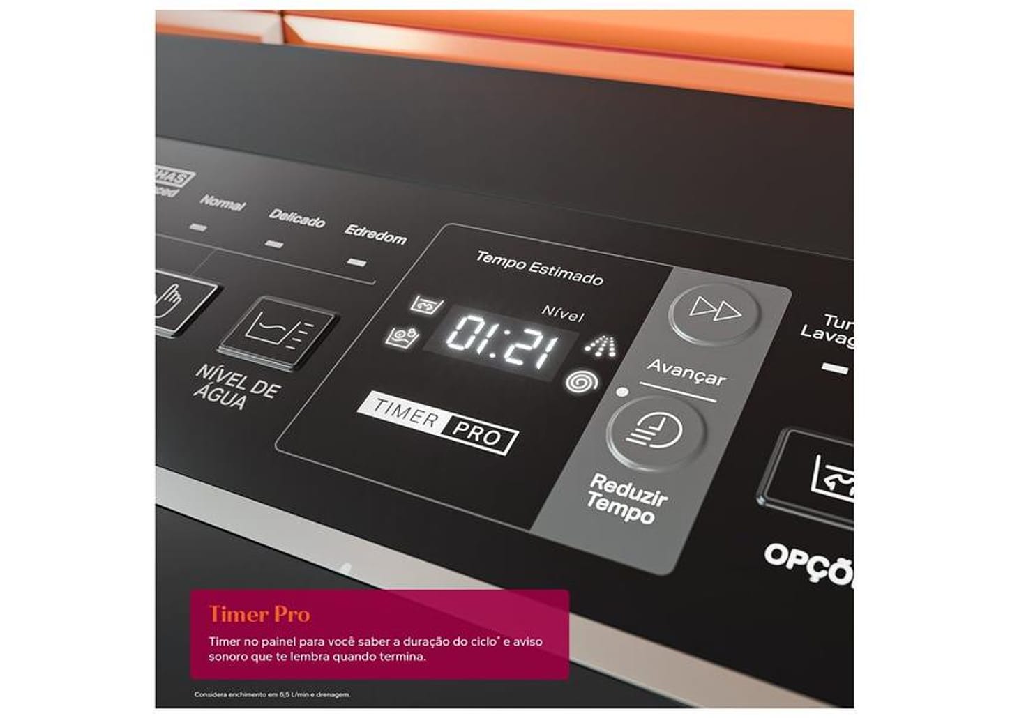 Lavadora de Roupas Brastemp 16kg Cesto Inox 12 Programas de Lavagem Cinza BWT16A9