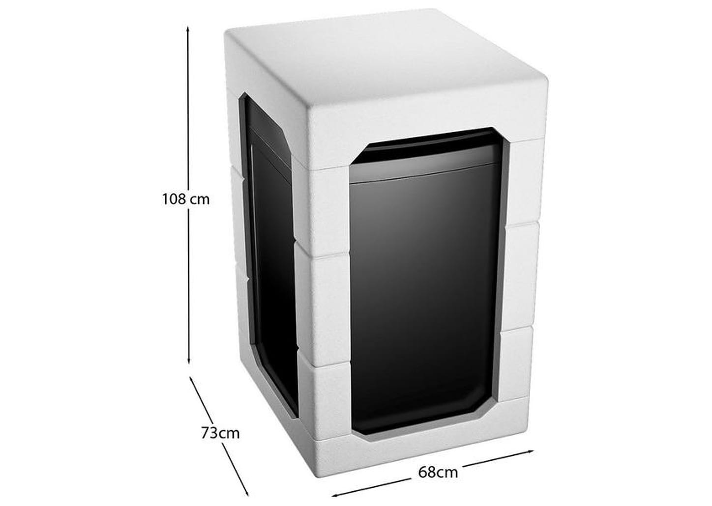 Lavadora de Roupas Brastemp 16kg Cesto Inox 12 Programas de Lavagem Cinza BWT16A9