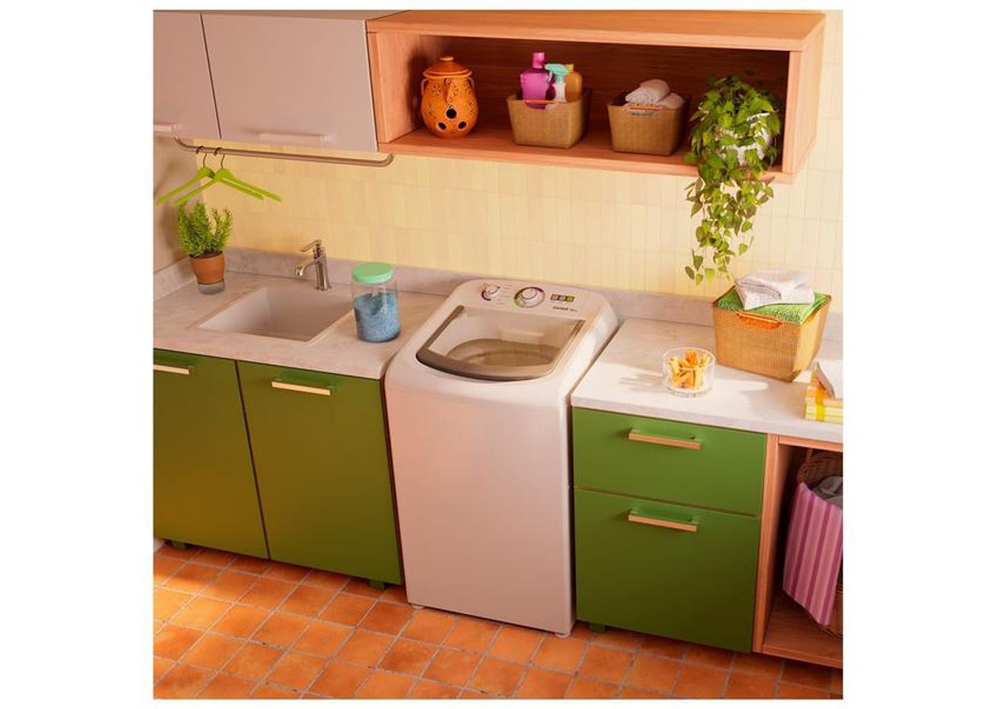 Lavadora de Roupas Consul 10kg 16 Programas de Lavagem Branca CWB10BB