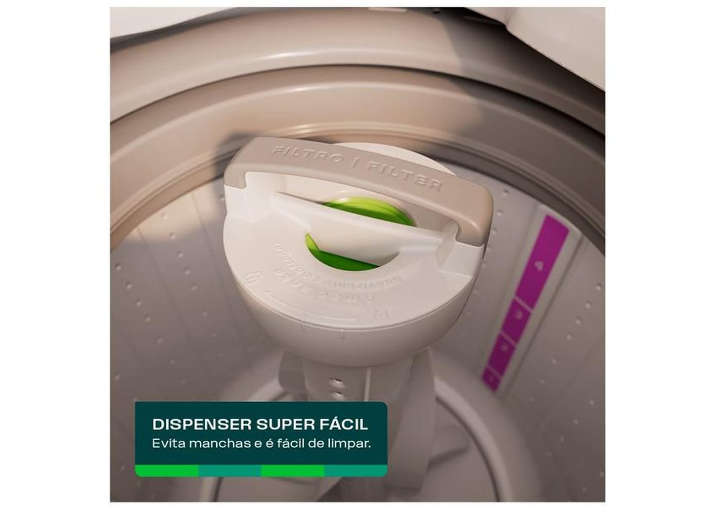 Lavadora de Roupas Consul 10kg 16 Programas de Lavagem Branca CWB10BB