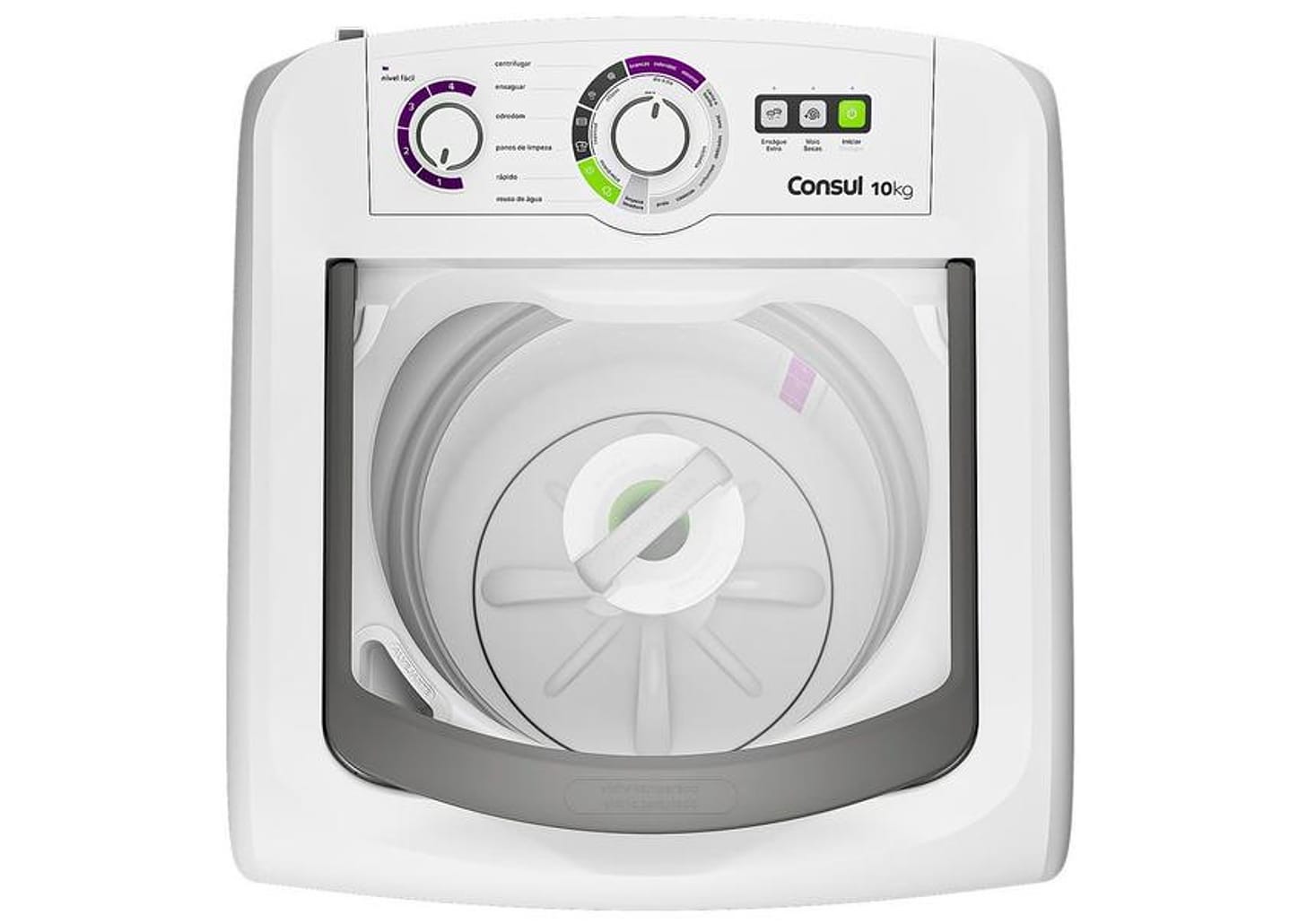 Lavadora de Roupas Consul 10kg 16 Programas de Lavagem Branca CWB10BB