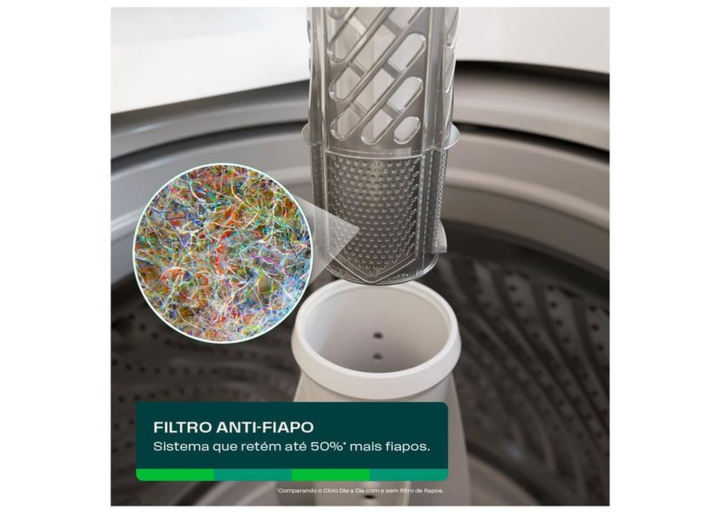 Lavadora de Roupas Consul 10kg 16 Programas de Lavagem Branca CWB10BB