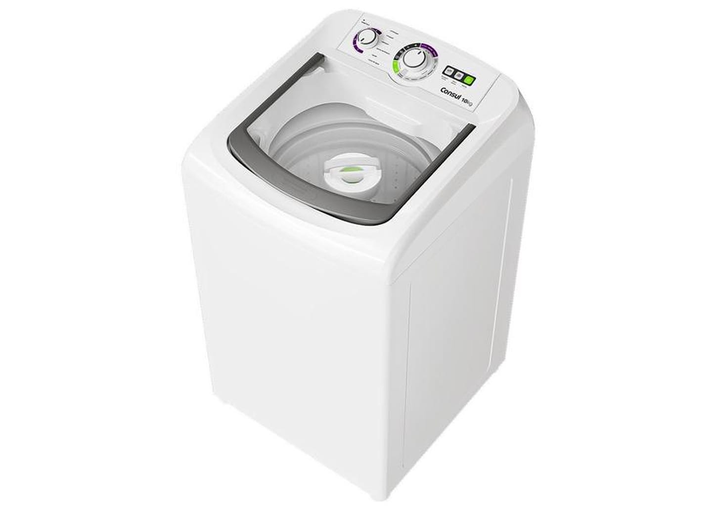Lavadora de Roupas Consul 10kg 16 Programas de Lavagem Branca CWB10BB
