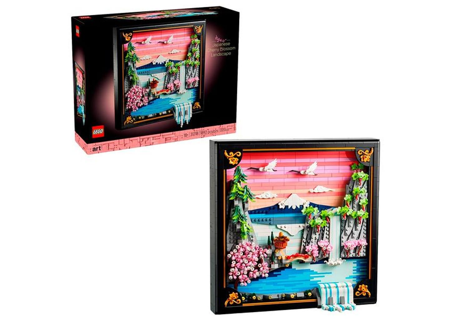 LEGO Art Paisagem Japonesa com Cerejeira 31218