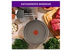 Frigideira Antiaderente Rochedo de Alumínio Natural Stone Cinza Claro 24cm