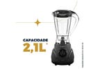 Liquidificador Britânia BLQ900A Plástico 600W 2,1L Preto 33102310