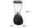 Liquidificador Britânia BLQ900A Plástico 600W 2,1L Preto 33102310