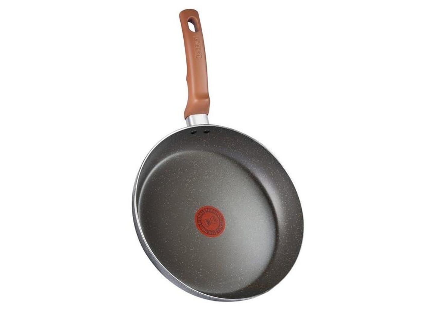 Frigideira Antiaderente Rochedo de Alumínio Natural Stone Cinza Claro 24cm