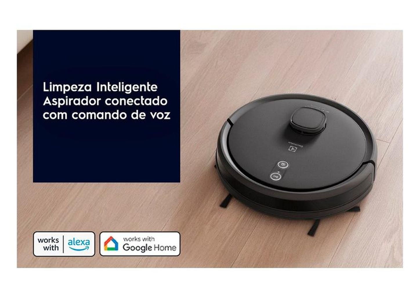 Robô Aspirador Limpa Piso Electrolux Experience ERB60 140W com Mapeamento Compatível com Alexa 3016AEG0002