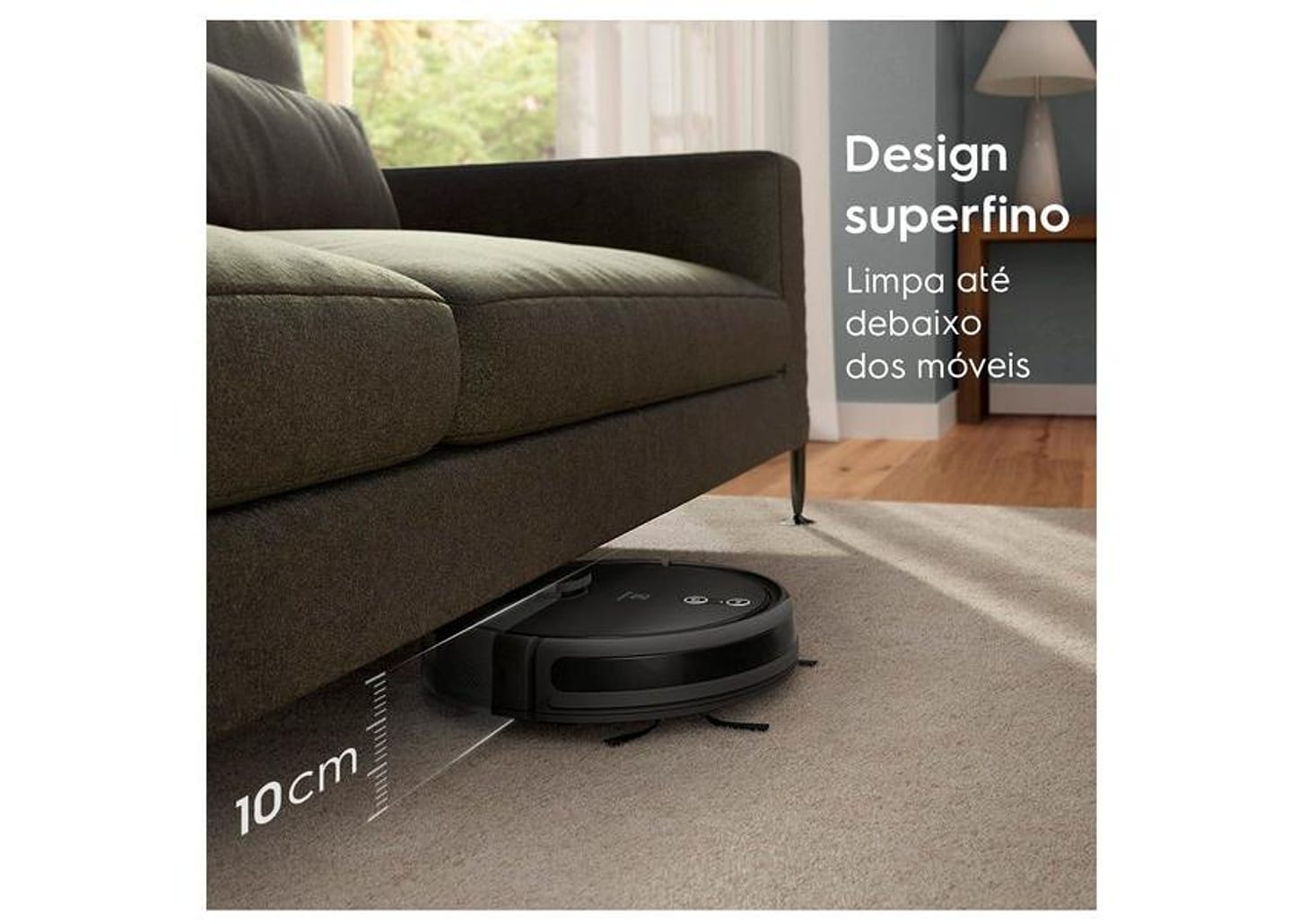 Robô Aspirador Limpa Piso Electrolux Experience ERB60 140W com Mapeamento Compatível com Alexa 3016AEG0002