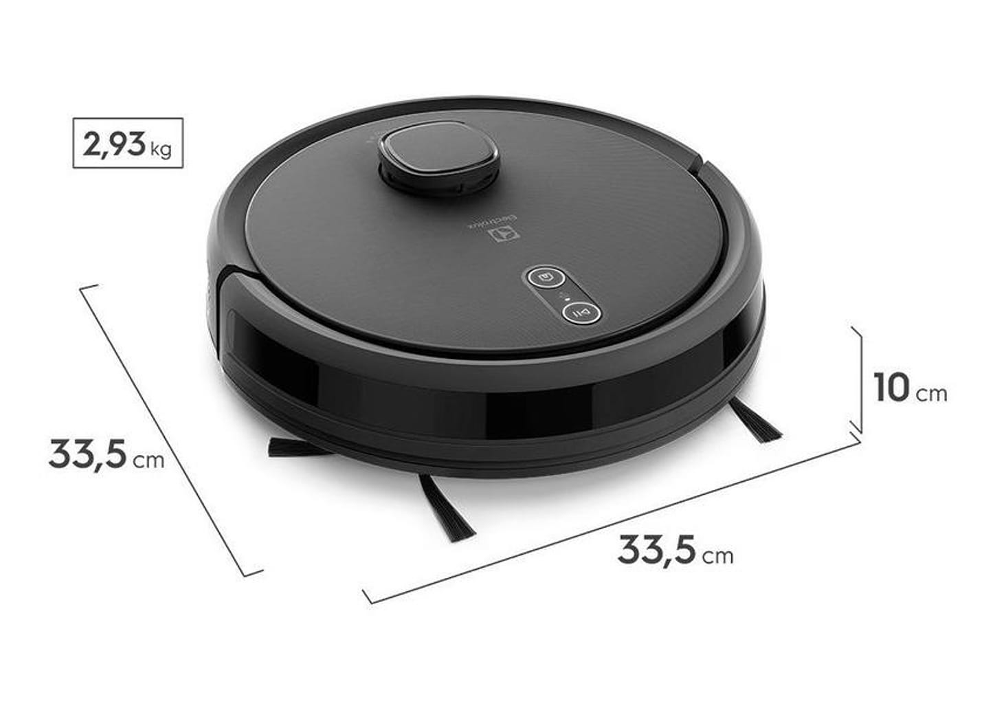 Robô Aspirador Limpa Piso Electrolux Experience ERB60 140W com Mapeamento Compatível com Alexa 3016AEG0002