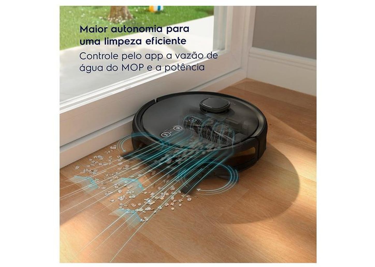 Robô Aspirador Limpa Piso Electrolux Experience ERB60 140W com Mapeamento Compatível com Alexa 3016AEG0002