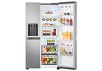 Geladeira/Refrigerador LG Smart Frost Free Side by Side Inox Look 638L GC-L267KLQX Bivolt
