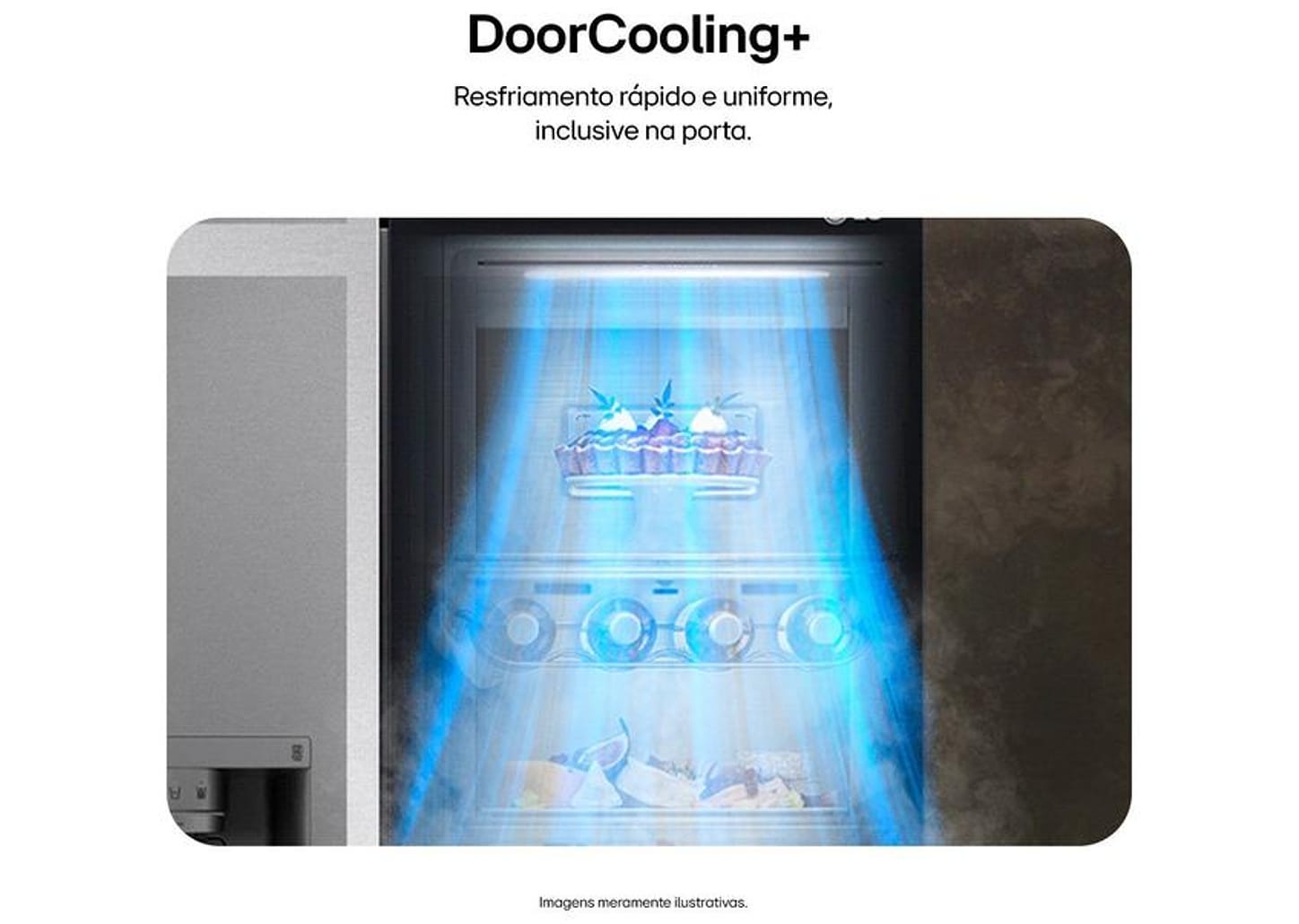 Geladeira/Refrigerador LG Smart Frost Free Side by Side Inox Look 638L GC-L267KLQX Bivolt