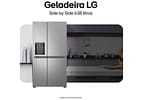 Geladeira/Refrigerador LG Smart Frost Free Side by Side Inox Look 638L GC-L267KLQX Bivolt