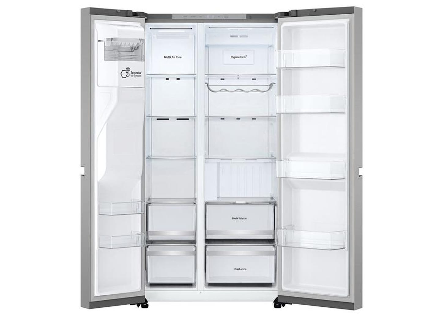Geladeira/Refrigerador LG Smart Frost Free Side by Side Inox Look 638L GC-L267KLQX Bivolt