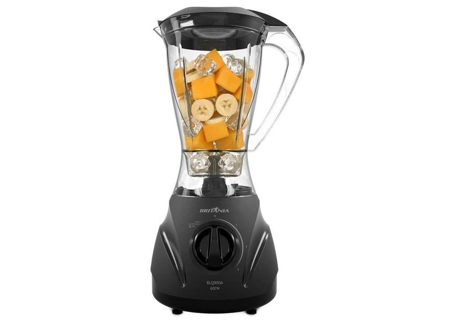 Liquidificador Britânia BLQ900A Plástico 600W 2,1L Preto 33101310