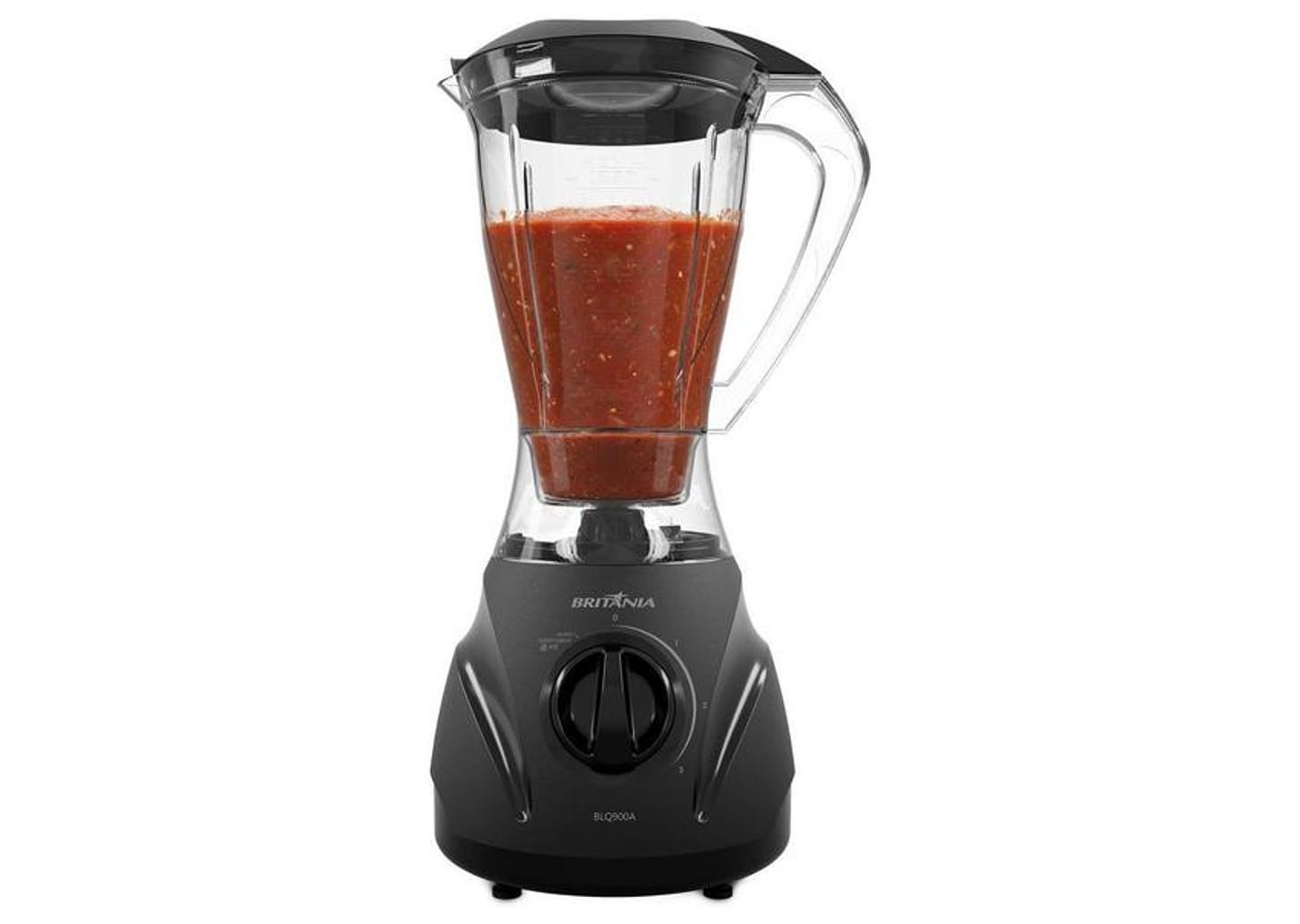 Liquidificador Britânia BLQ900A Plástico 600W 2,1L Preto 33101310
