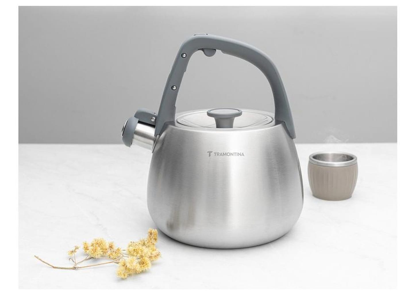 Chaleira Tramontina Inox com Apito 2,5L 61488250