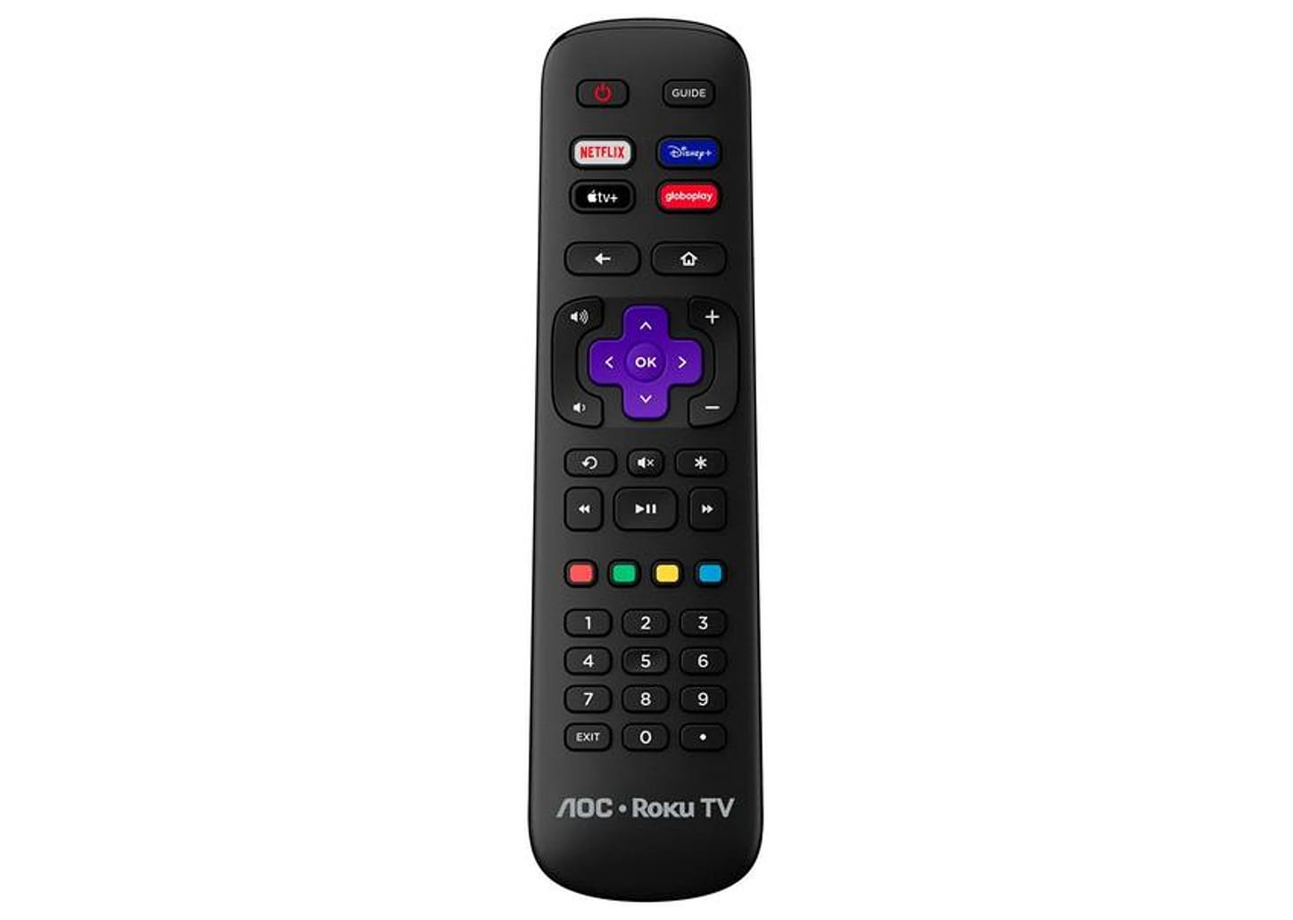 Smart TV 32" AOC HD DLED Série 5155 32S5155/78G Roku TV 2025
