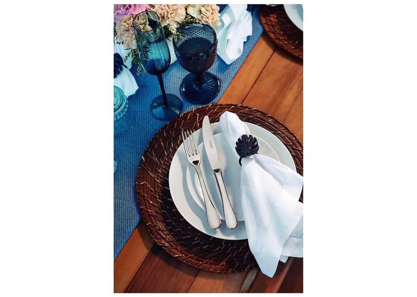 Aparelho de Jantar e Chá 20 Peças Tramontina Redondo Porcelana Branco Sophia