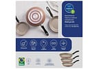 Conjunto de Frigideiras Antiaderente Tramontina Linz Mochaccino 3 Peças