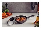 Frigideira Funda Antiaderente Tramontina de Alumínio com Tampa Paris Chumbo 26cm