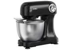 Batedeira Planetária Arno Inox e Preta 500W 12 Velocidades Tigela Inox 3,5L Bake Easy KM10 com 3 Batedores