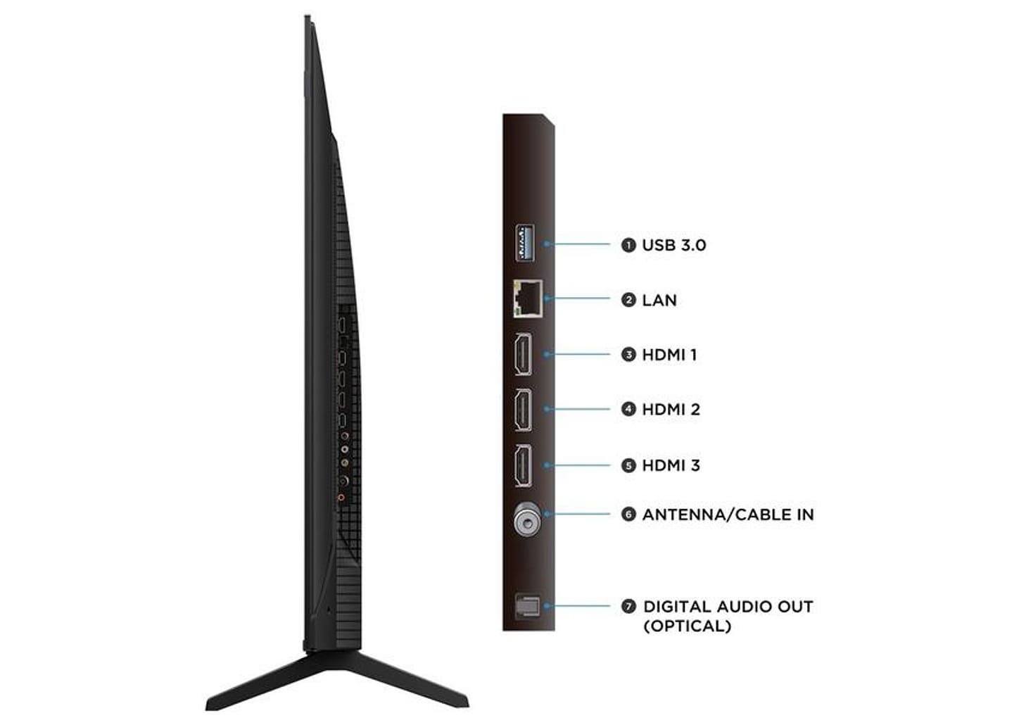 Smart TV 55" TCL 4K UHD QLED 55P7L Google TV 2026