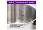 Panela de Pressão Rochedo 6L Inox Indução Trendy