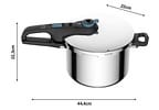 Panela de Pressão Rochedo 6L Inox Indução Trendy