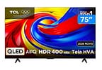 Smart TV 75" TCL 4K UHD QLED 75P7L Google TV 2026