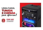 Caixa de Som Torre Amvox ATX 2108M Quadradinho Bluetooth 2100W Amplificada