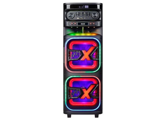 Caixa de Som Torre Amvox ATX 2108M Quadradinho Bluetooth 2100W Amplificada