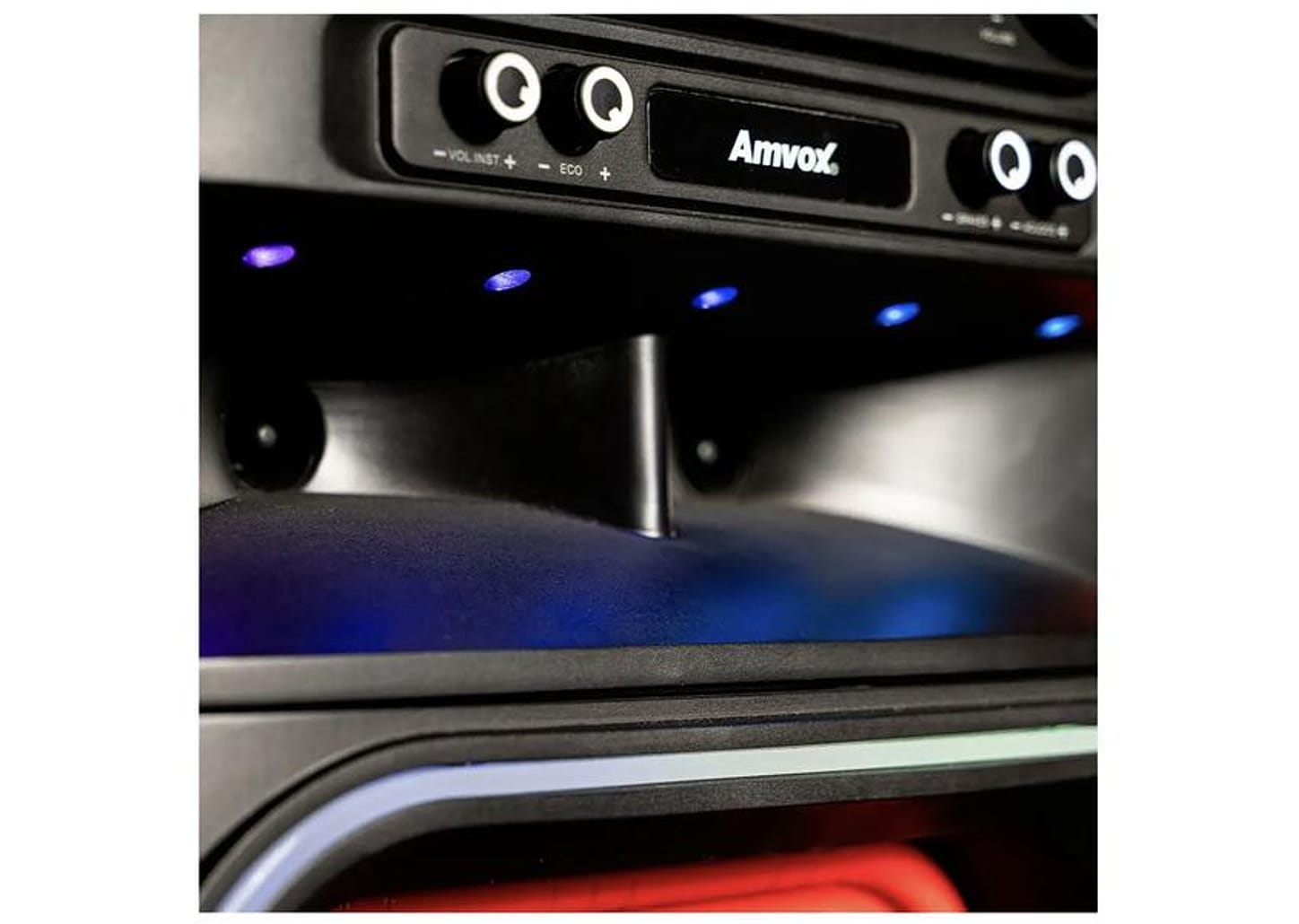 Caixa de Som Torre Amvox ATX 2108M Quadradinho Bluetooth 2100W Amplificada