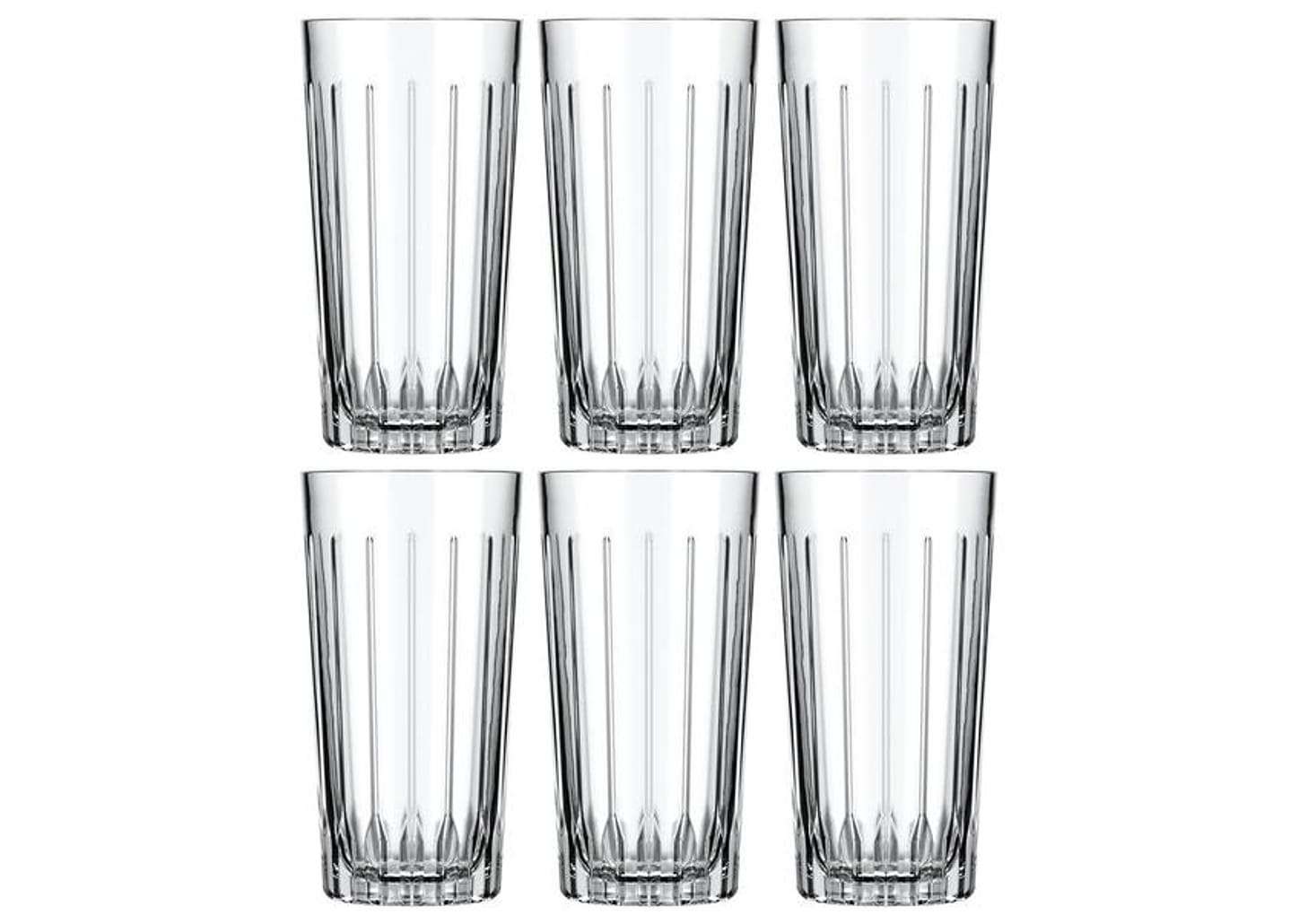 Jogo de Copos de Vidro Madrid 395ml 6 Peças Nadir