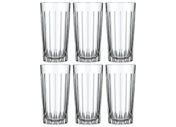 Jogo de Copos de Vidro Madrid 395ml 6 Peças Nadir